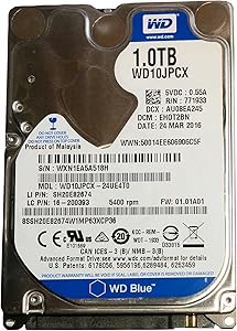 Western Digital WD10JPCX 1TB Blue 2.5" Hard Drive