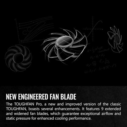 Thermaltake CL-F160-PL14BL-A TOUGHFAN 14 Pro - 140mm PWM Cooling Fan (2 Pack)