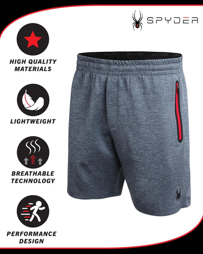 Spyder Active Shorts Men's Athletic Performance Running Shorts