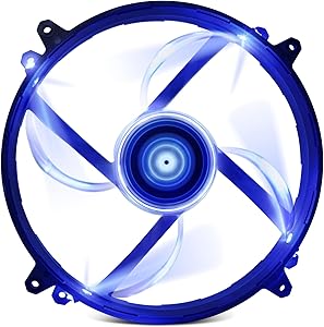 NZXT RF-FZ20S-U1 FZ 200mm Blue LED Cooling Fan — main product image