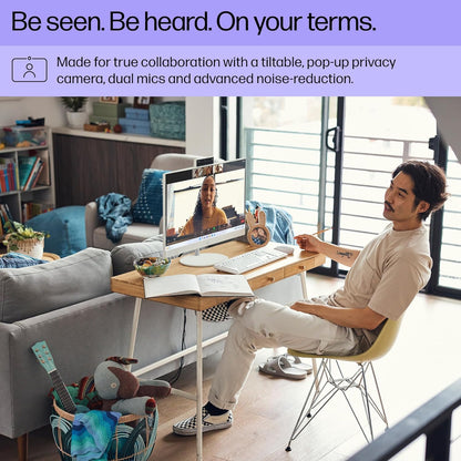 HP 27-cr1057c 27" Touchscreen All-in-One Desktop Ultra 7 64GB 4TB