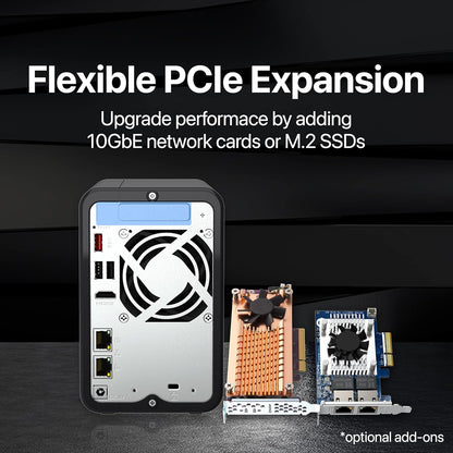 QNAP TS-264-8G-US 2-Bay NAS 4TB Seagate IronWolf RAID Bundle