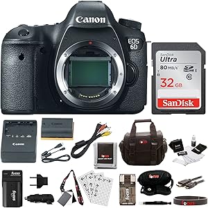 Canon EOS 6D Body Kit1 DSLR Camera Bundle