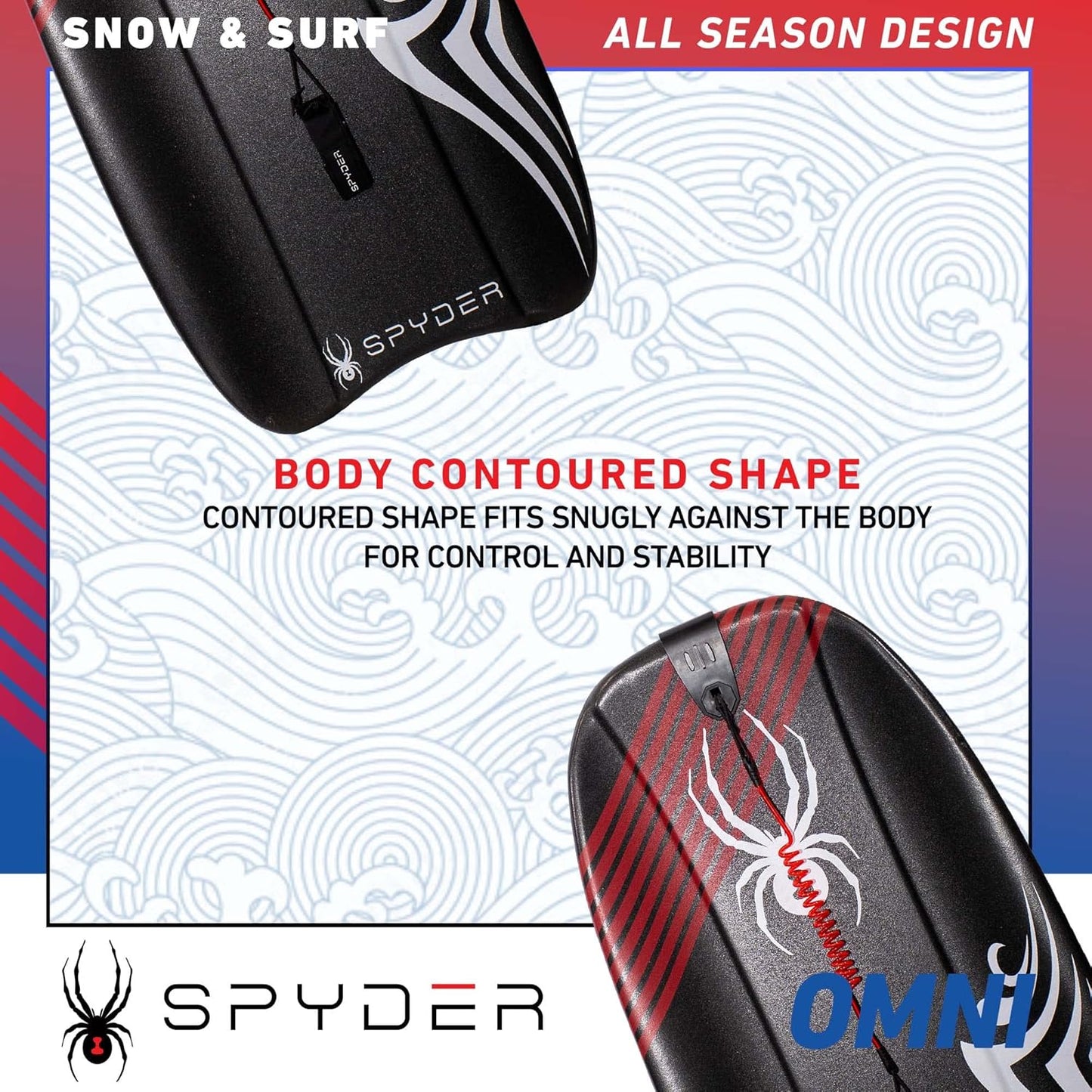 Spyder Omni and Shredder Snow Sled Thermo Molded Foam