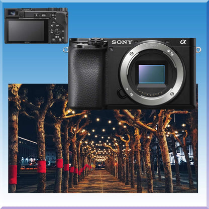 Sony Alpha a6100 Mirrorless Camera 16-50mm Lens Bundle
