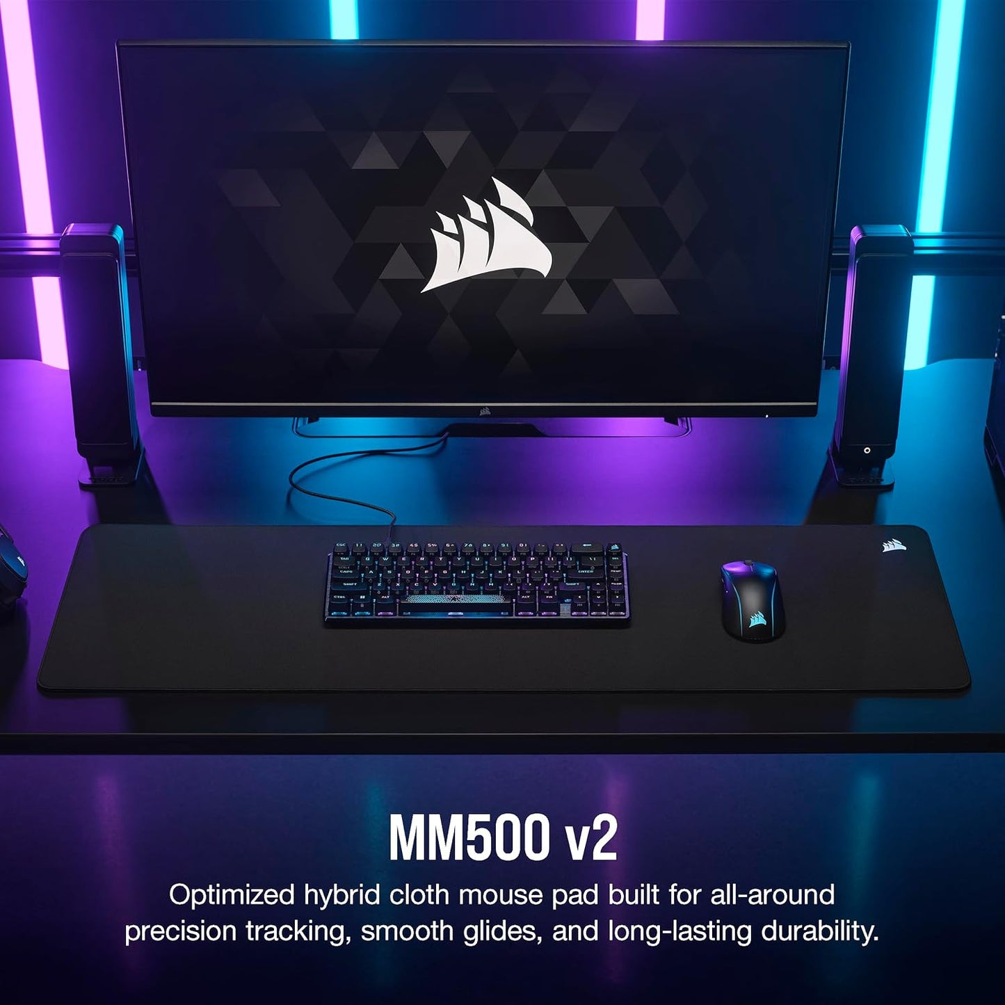 Corsair CH-941B141-WW MM500 v2 Extended Gaming Mouse Pad