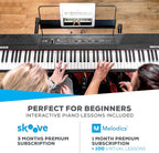Alesis Recital 88-Key Digital Piano Keyboard Lessons