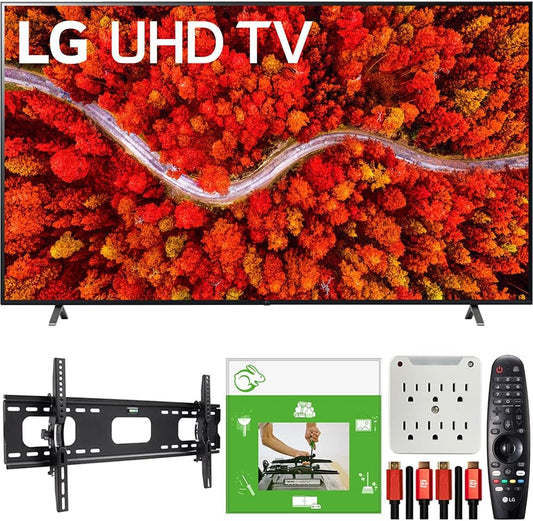 LG E23LG86UP8770PUA 86" 4K UHD Smart TV Bundle