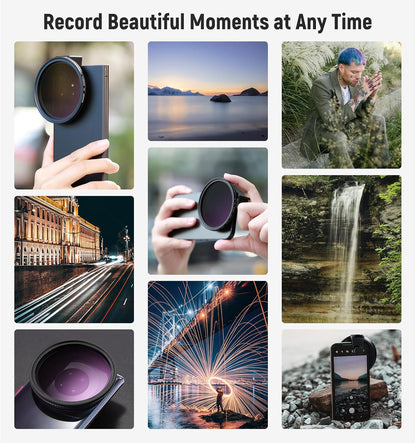 Neewer 10103980 67mm Magnetic ND Filter Phone Clip