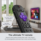 Roku 55R6A5R 55-Inch Plus Series 4K QLED TV