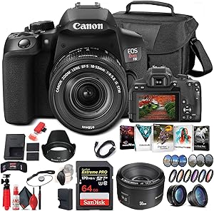 Canon 3924C002 EOS Rebel T8i DSLR Bundle (Renewed)