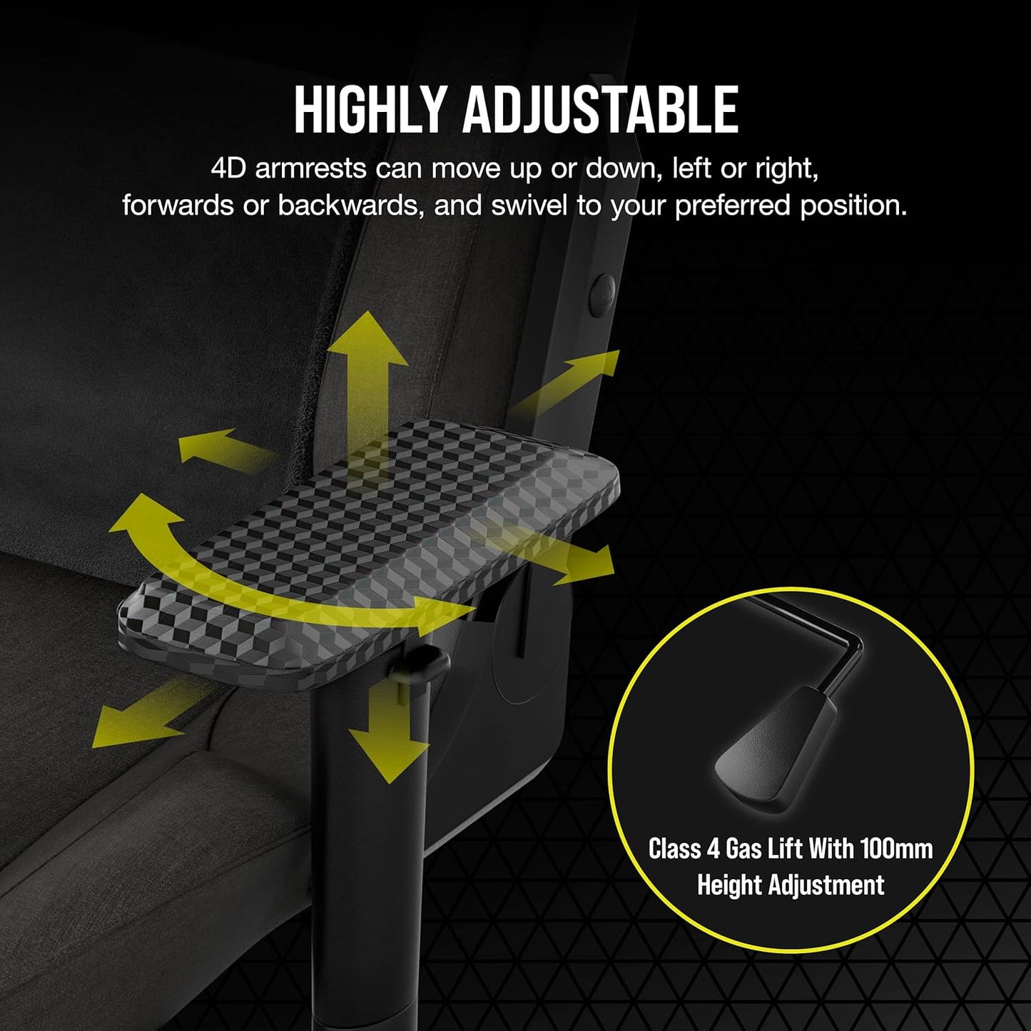 Corsair CF-9010057-WW T3 Rush Charcoal Gaming Chair
