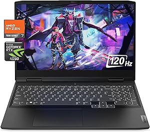 Lenovo Ideapad Gaming 3 Ryzen 7 RTX 4050 120Hz Laptop
