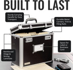 Vaultz VZ01187 Locking File Organizer Box Letter Size