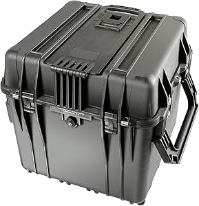Pelican 0340FBLK 0340 Cube Case with Foam Black