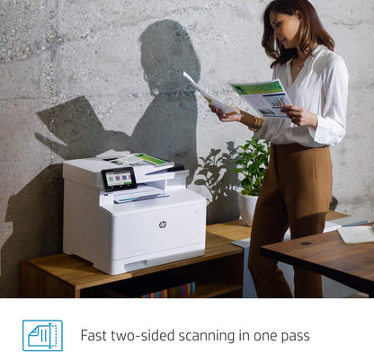 HP M479fdn Color Laserjet Pro Multifunction Printer (Renewed)