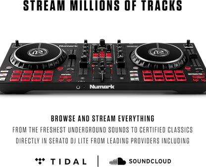 Numark Mixtrack Pro FX - 2-Deck Serato DJ Controller - Audio Interface