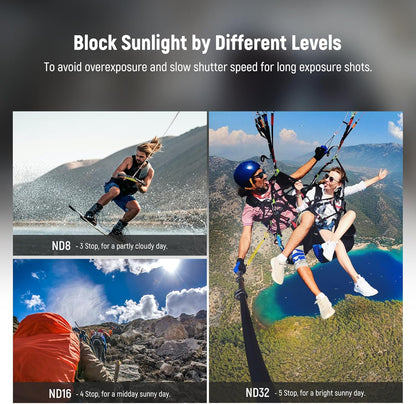 Neewer 10101987 ND Filter Set for GoPro Hero 12/11/10/9