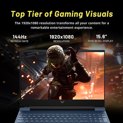 HP Victus 15.6" Gaming Laptop - i5, 16GB RAM, RTX 3050 + Docking Station