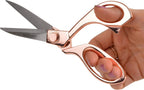 Westcott 16968 8-Inch Rose Gold Scissors - Stainless Steel, Office/Home