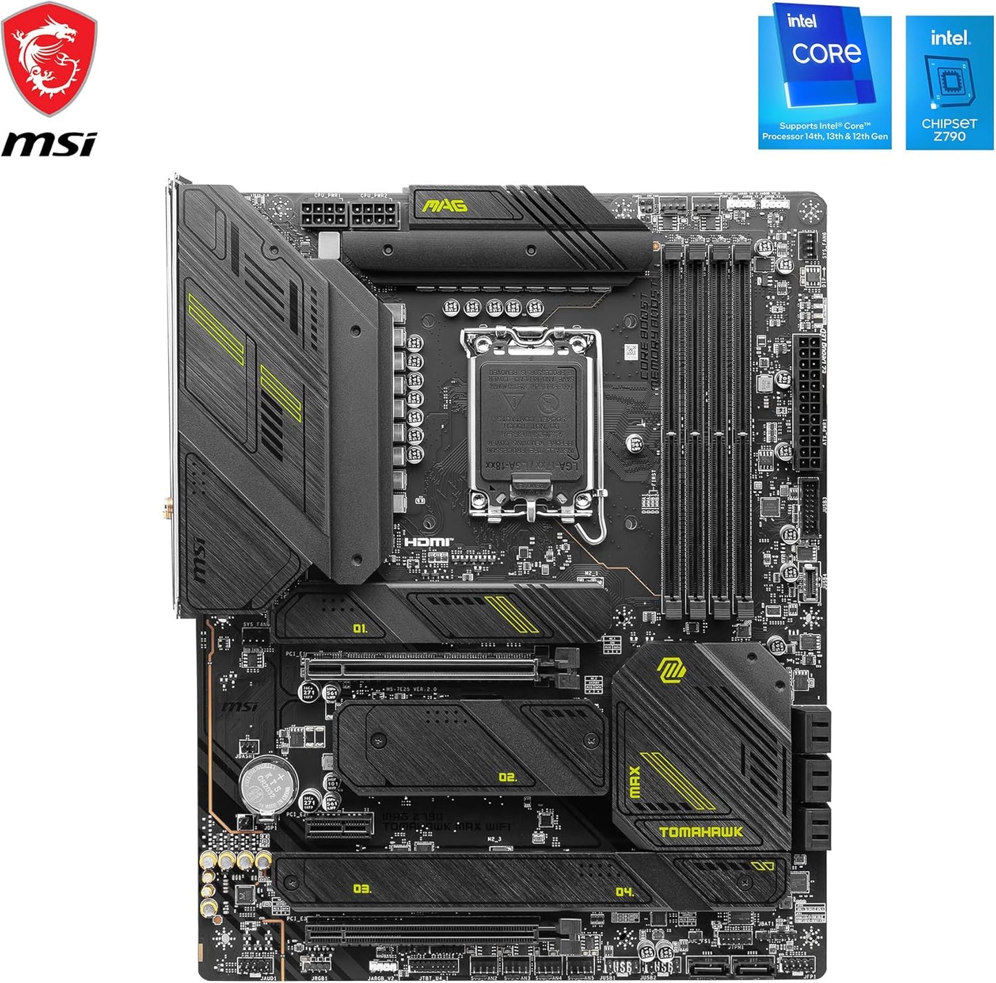 MSI MAG Z790 Tomahawk MAX WiFi Gaming Motherboard