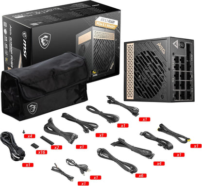 MSI MEGAI1300PPCIE5 1300W ATX 3.0 Gaming Power Supply