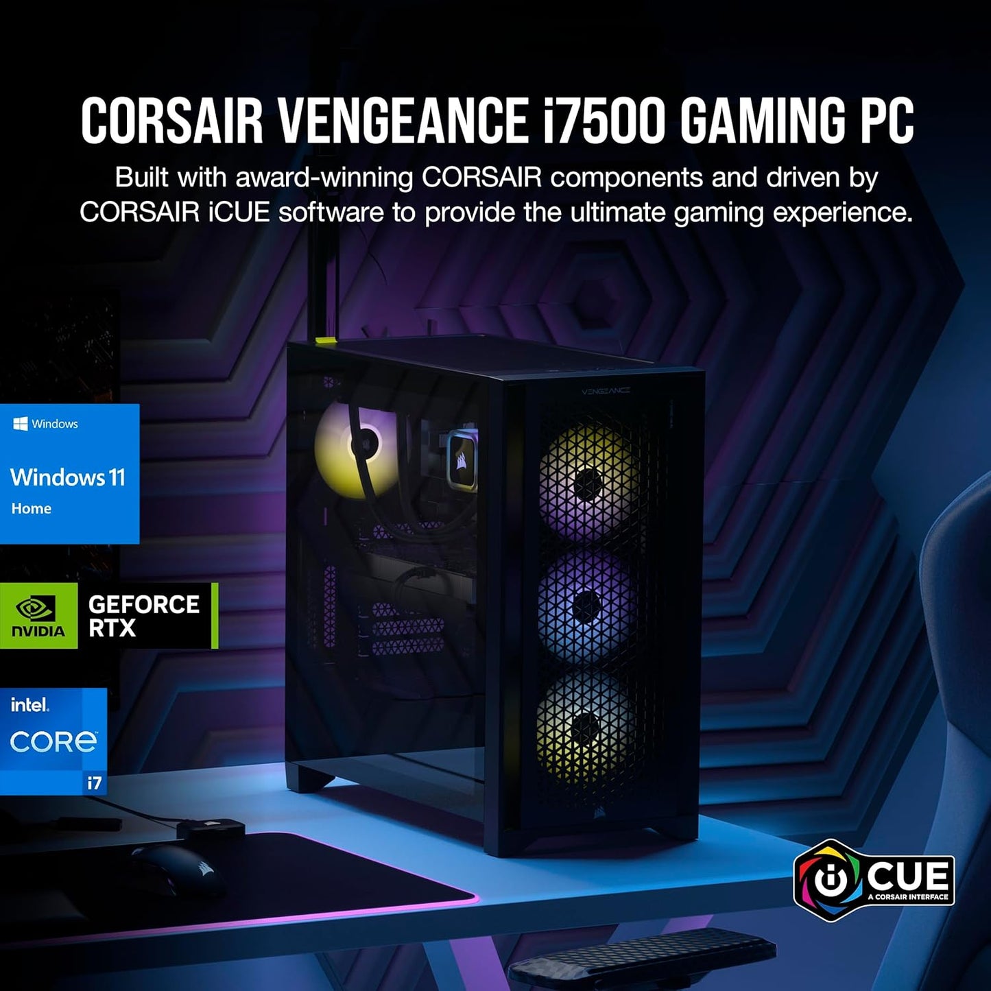 Corsair CS-9050086-NA Vengeance i7500 RTX 4080 Super Gaming PC
