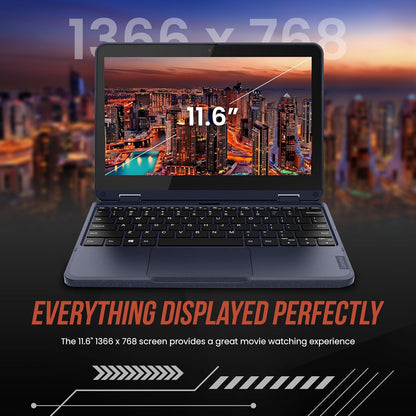 Lenovo 82J3S02N00 500w Gen 3 2-in-1 Touch Laptop Pentium 8GB 256GB