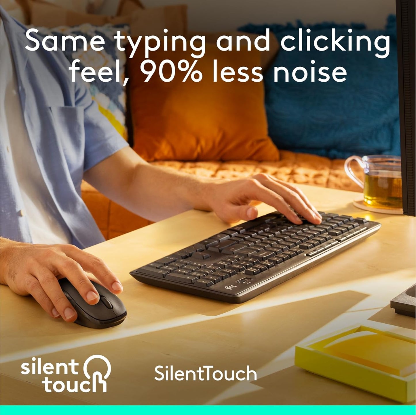 Logitech 920-009782 MK295 Wireless Silent Keyboard & Mouse