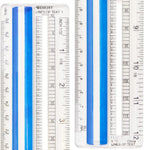 Westcott 14125 Magnifying Ruler - 12-Inch Clear Data Ruler