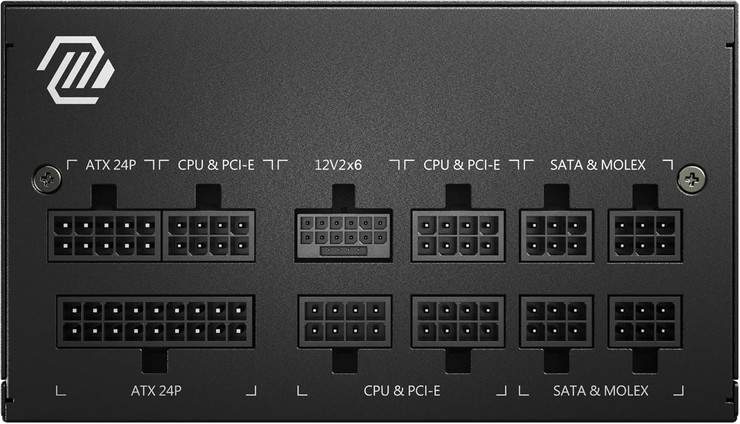 MSI MPG A850GL 850W PCIE 5.1 ATX 3.1 Power Supply