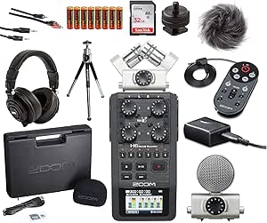 Zoom H6 Six-Track Portable Recorder Bundle