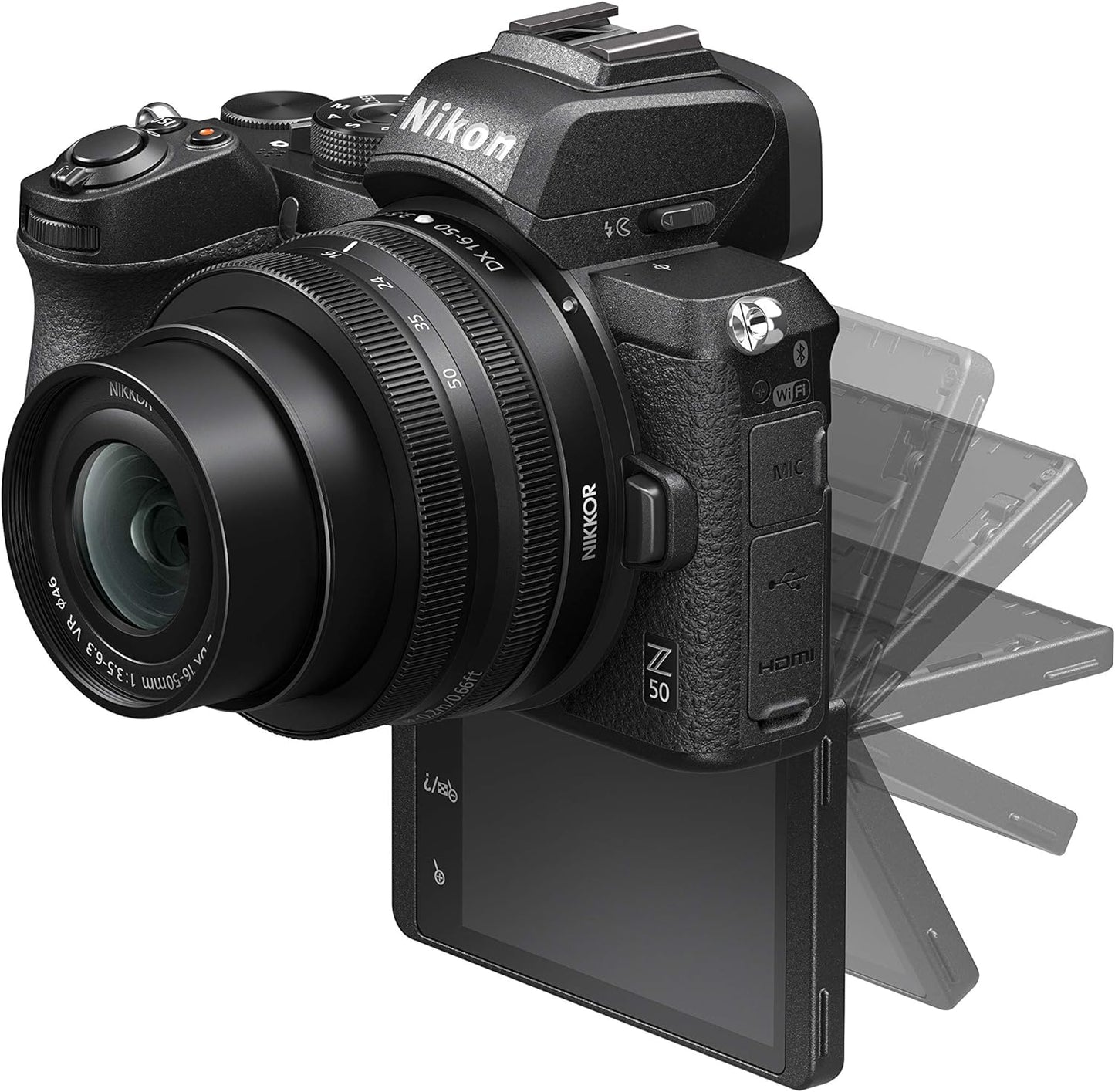 Nikon VOA050AE Z50 Mirrorless Camera Body 4K UHD