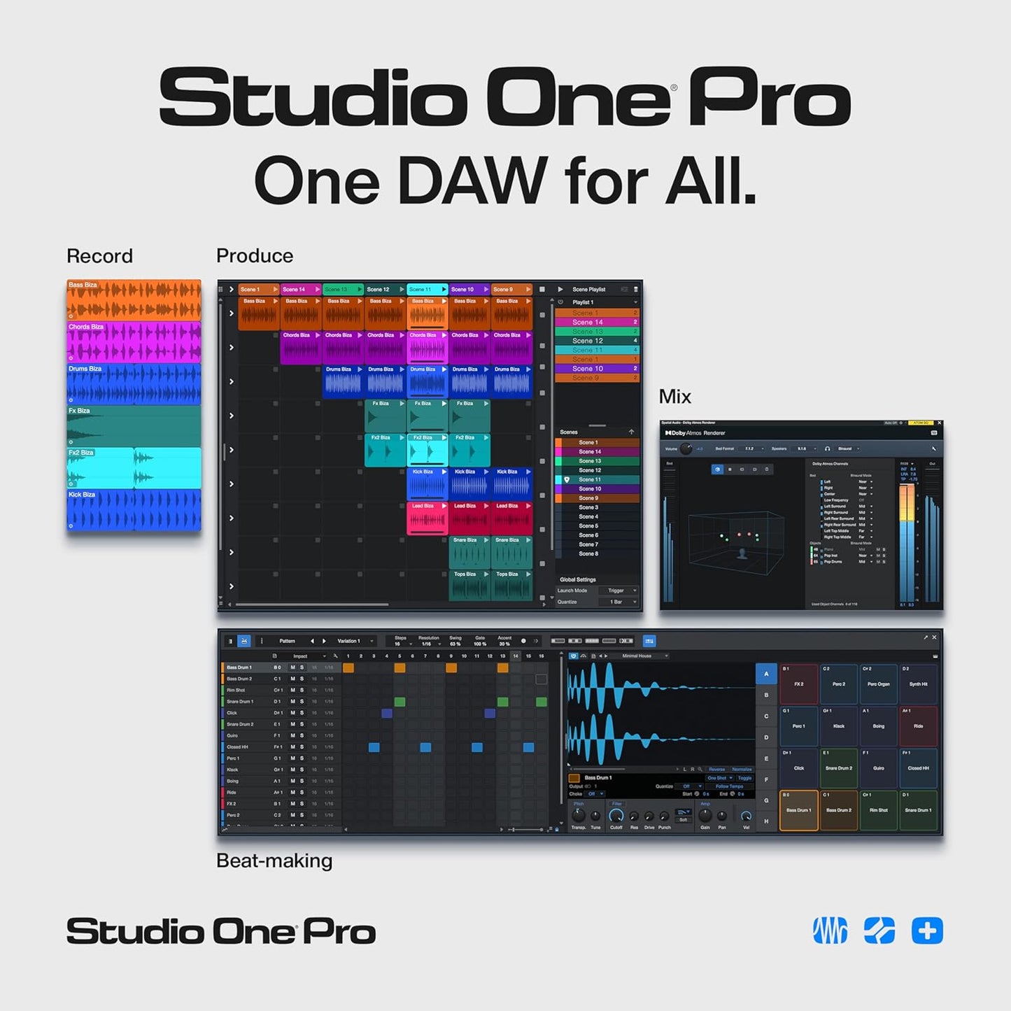PreSonus Studio One Pro Music Software + Access Key