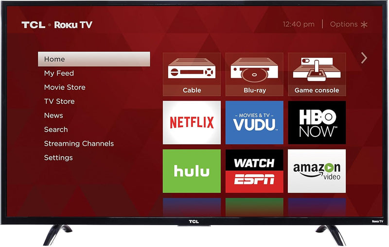 TCL 43FP110 43-Inch 1080p Roku Smart LED TV — main product image