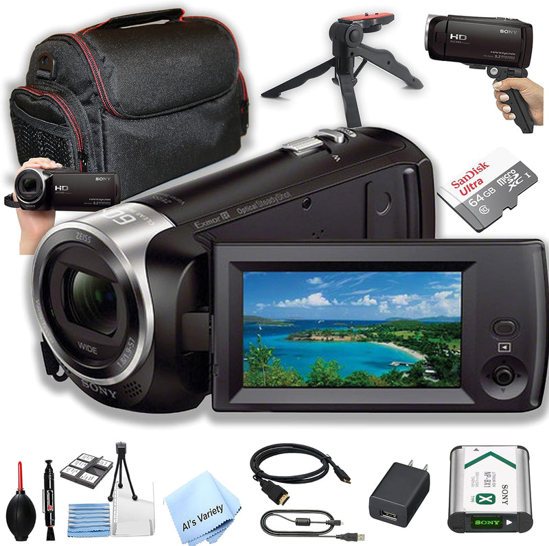 Sony HDR-CX405 HD Handycam Camcorder Bundle — main product image