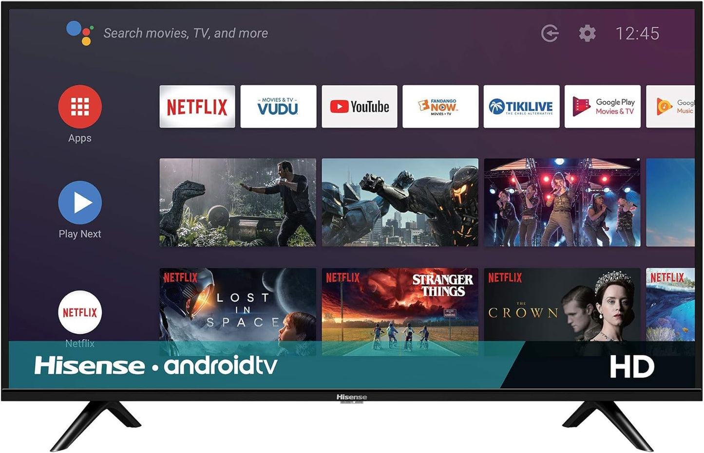 Hisense 32H5590F 32-Inch 720p Android Smart LED TV Renewed