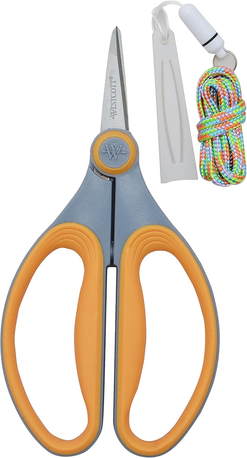 Westcott Titanium Precision Scissors 6-Inch (Yellow)