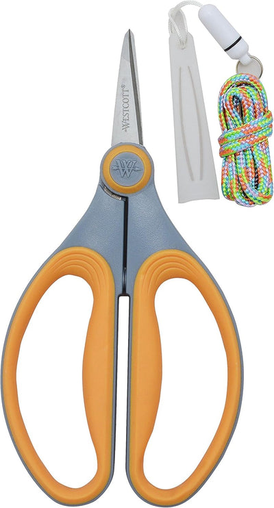 Westcott Titanium Precision Scissors 6-Inch (Yellow)