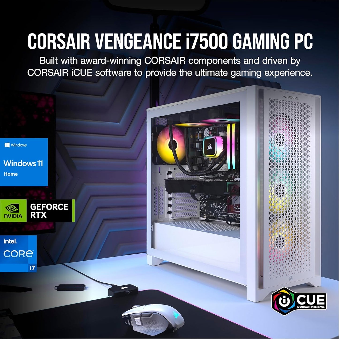 Corsair CS-9050096-NA Vengeance i7500 Gaming PC - RTX 4080 Super