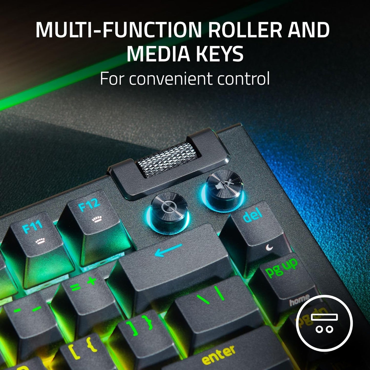 Razer BlackWidow V4 75% Hot-Swap RGB Keyboard Renewed