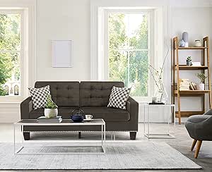 Lexicon 194840173526 Perez Living Room Sofa - Chocolate
