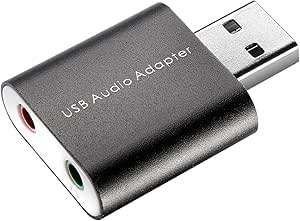 Neewer 40088314 USB 2.0 External Stereo Sound Adapter