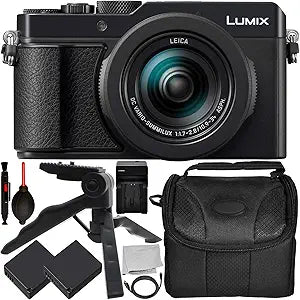 Panasonic Lumix DC LX100 II Digital Camera Bundle Renewed