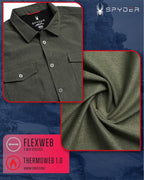 Spyder Men's Button Down Long Sleeve Tech Shirt