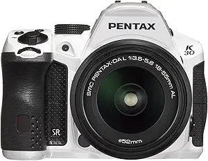 Pentax 15678 K-30 White DSLR Camera with 18-55mm Lens — main product image