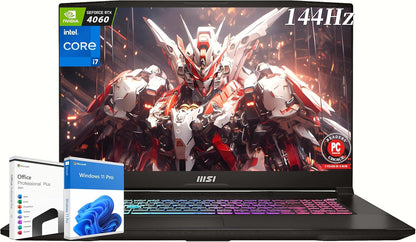 MSI Katana 17 Gaming Laptop i7 RTX 4060 64GB 4TB SSD