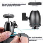 Neewer Mini Tripod Ball Head with Phone Holder