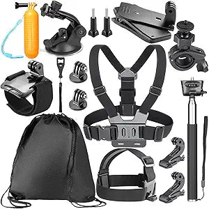 Neewer 10090555NE 14-in-1 Action Camera Accessory Kit