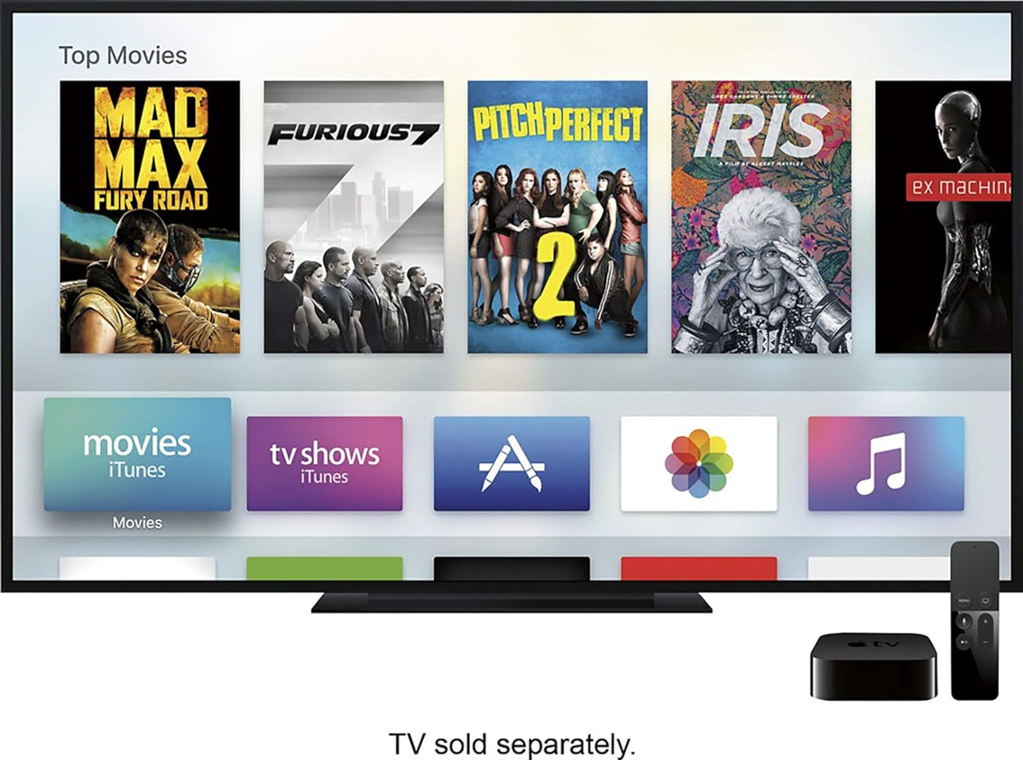 Apple MQD22LL/A Apple TV 4K 32GB Media Player (Renewed)